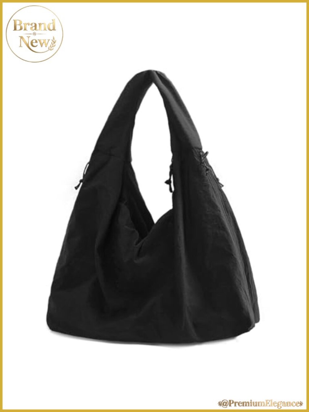Large Nylon Hobo Shoulder Bag Tote for Women Crossbody Handbag